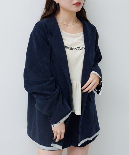 燈芯絨內襯夾克