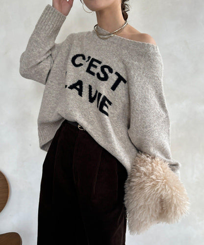 標誌拉鍊兩穿套頭衫