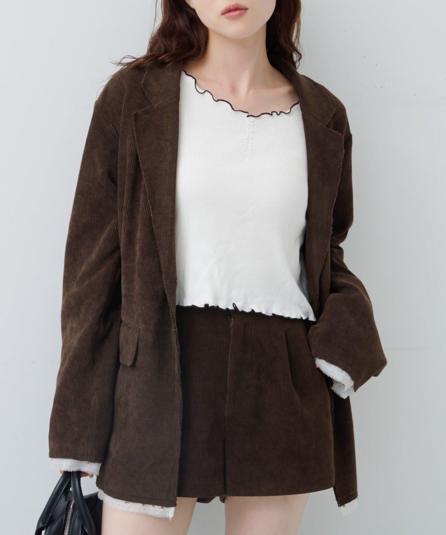 燈芯絨內襯夾克