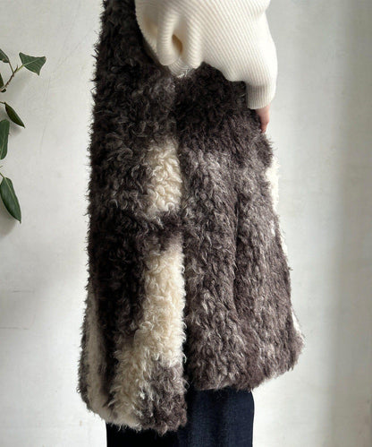 貴賓犬仿皮草漸變馬甲