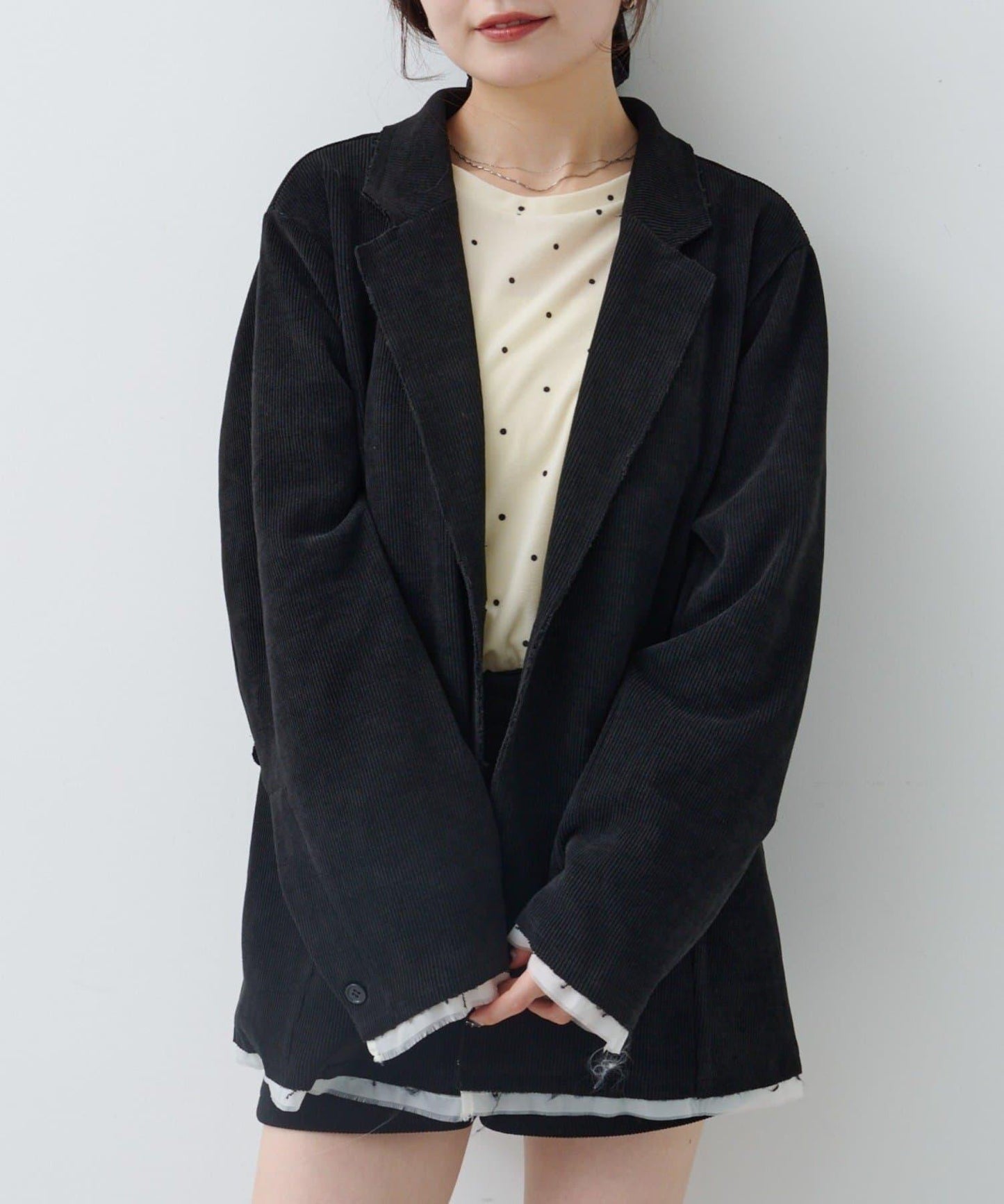 燈芯絨內襯夾克