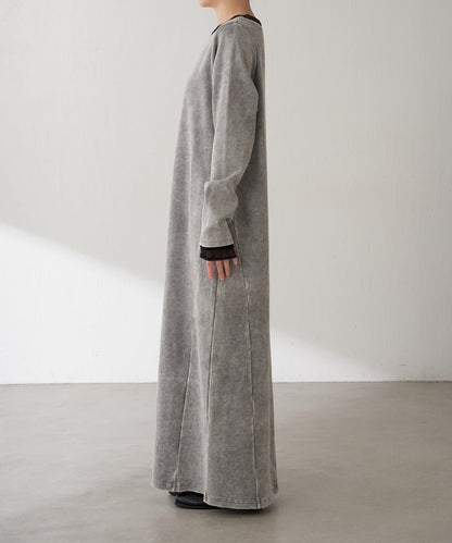 【修身顯瘦】Q.anos 網紗拼接連衣裙