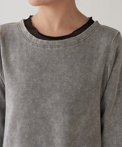 【修身顯瘦】Q.anos 網紗拼接連衣裙