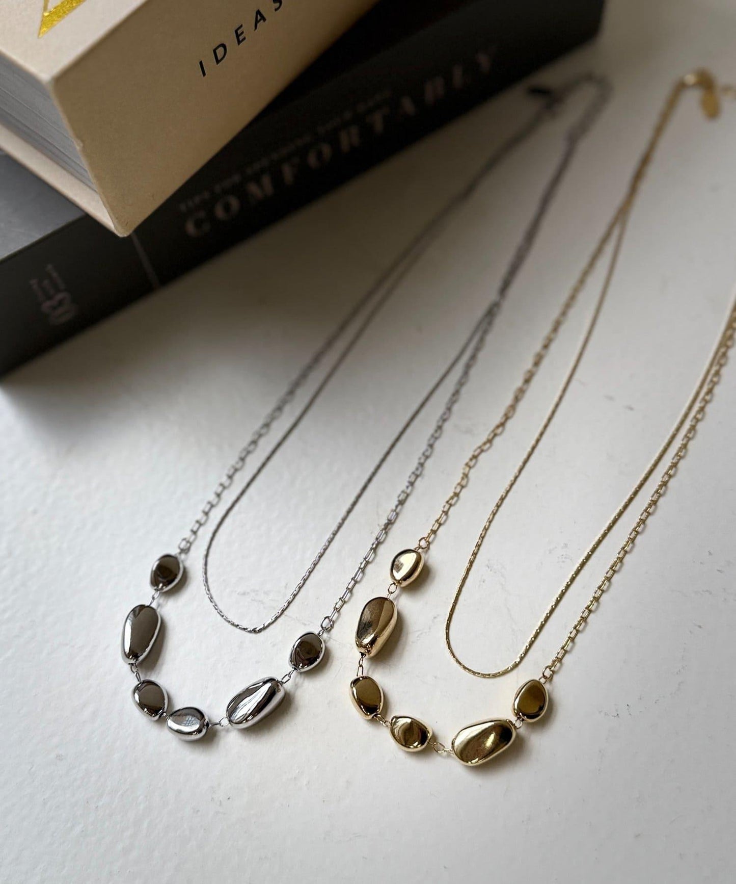 雙層大小圓潤項鍊