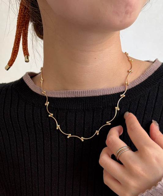 不規則波浪項鍊