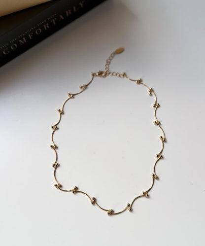 不規則波浪項鍊