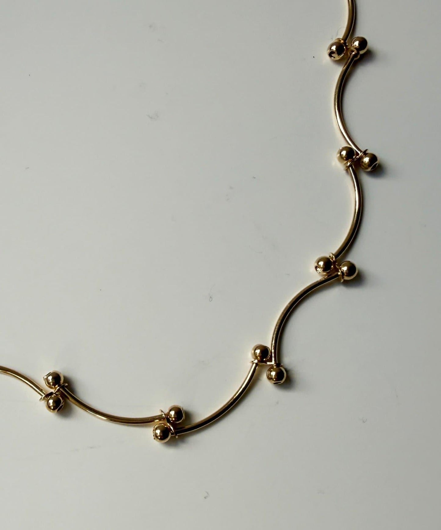 不規則波浪項鍊