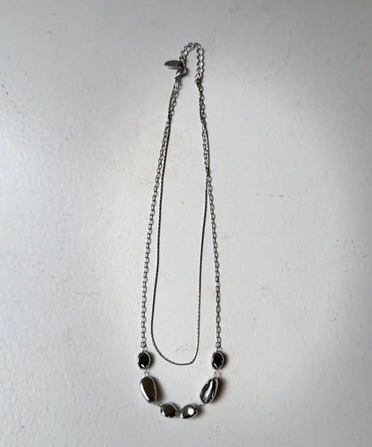 雙層大小圓潤項鍊