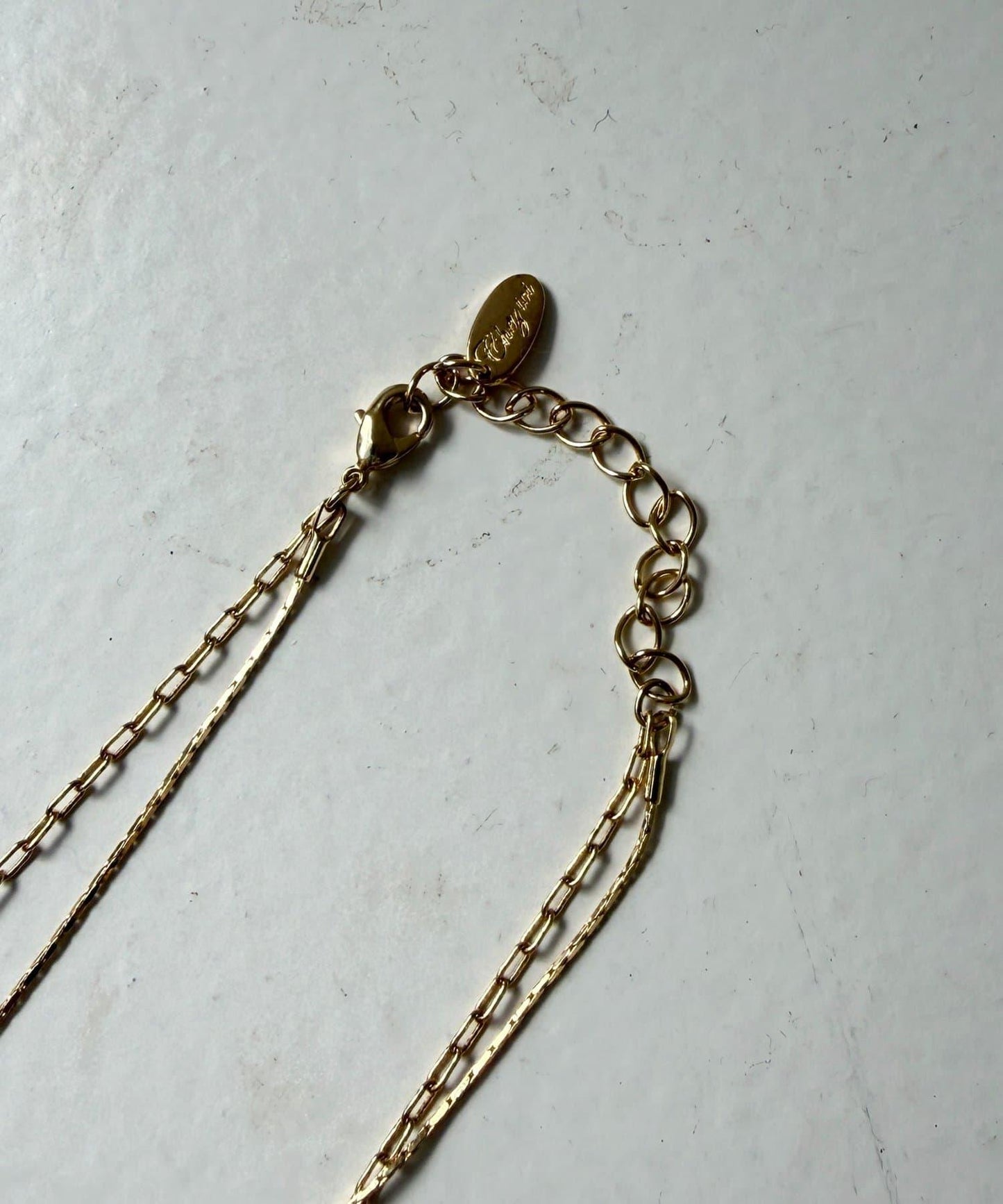 雙層大小圓潤項鍊