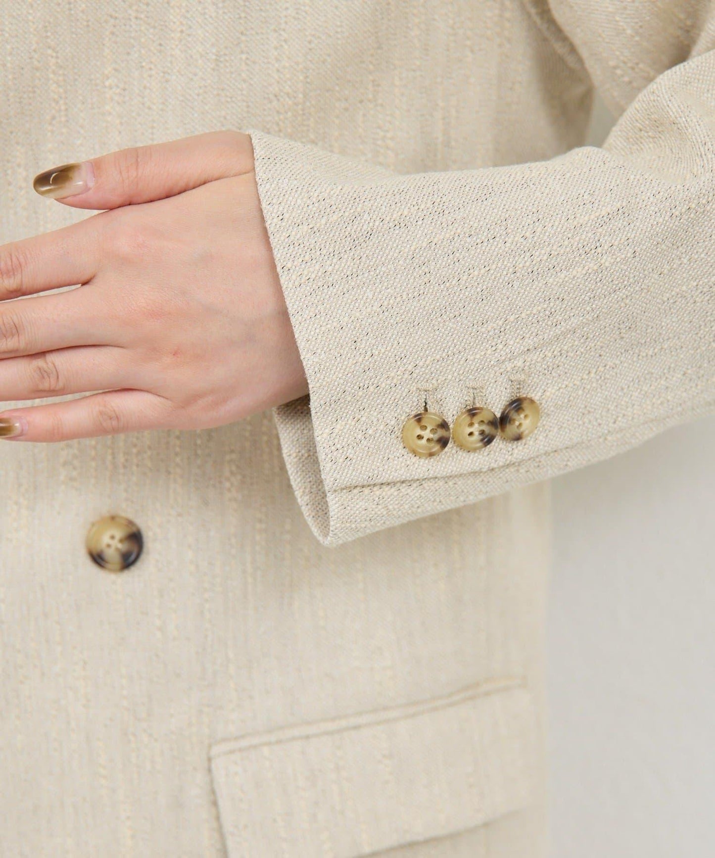 【近日開始】無領粗花呢夾克