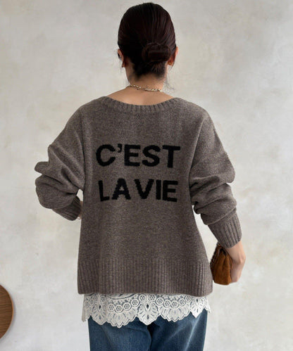 標誌拉鍊兩穿套頭衫