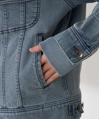 【2尺碼可選】Q.anos 彈力羅紋夾克