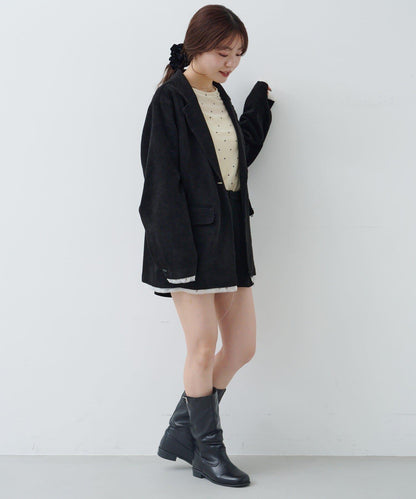 燈芯絨內襯夾克