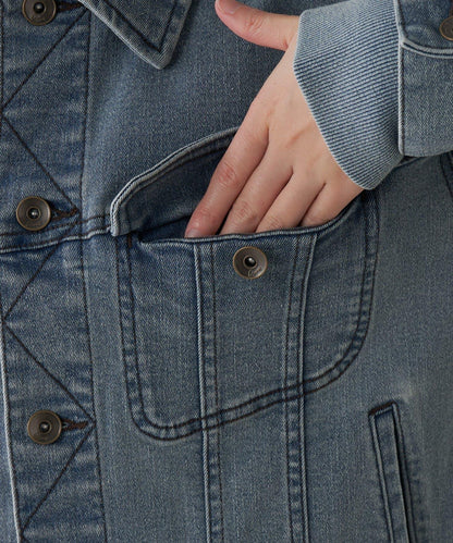 【2尺碼可選】Q.anos 彈力羅紋夾克