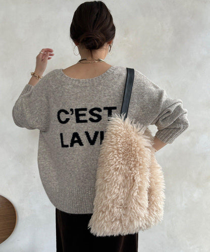 標誌拉鍊兩穿套頭衫