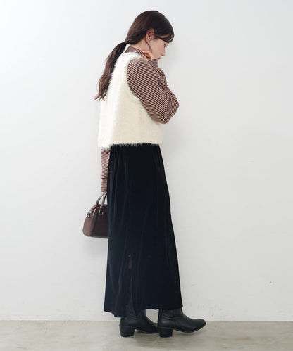 【前後兩穿】粗花呢馬甲