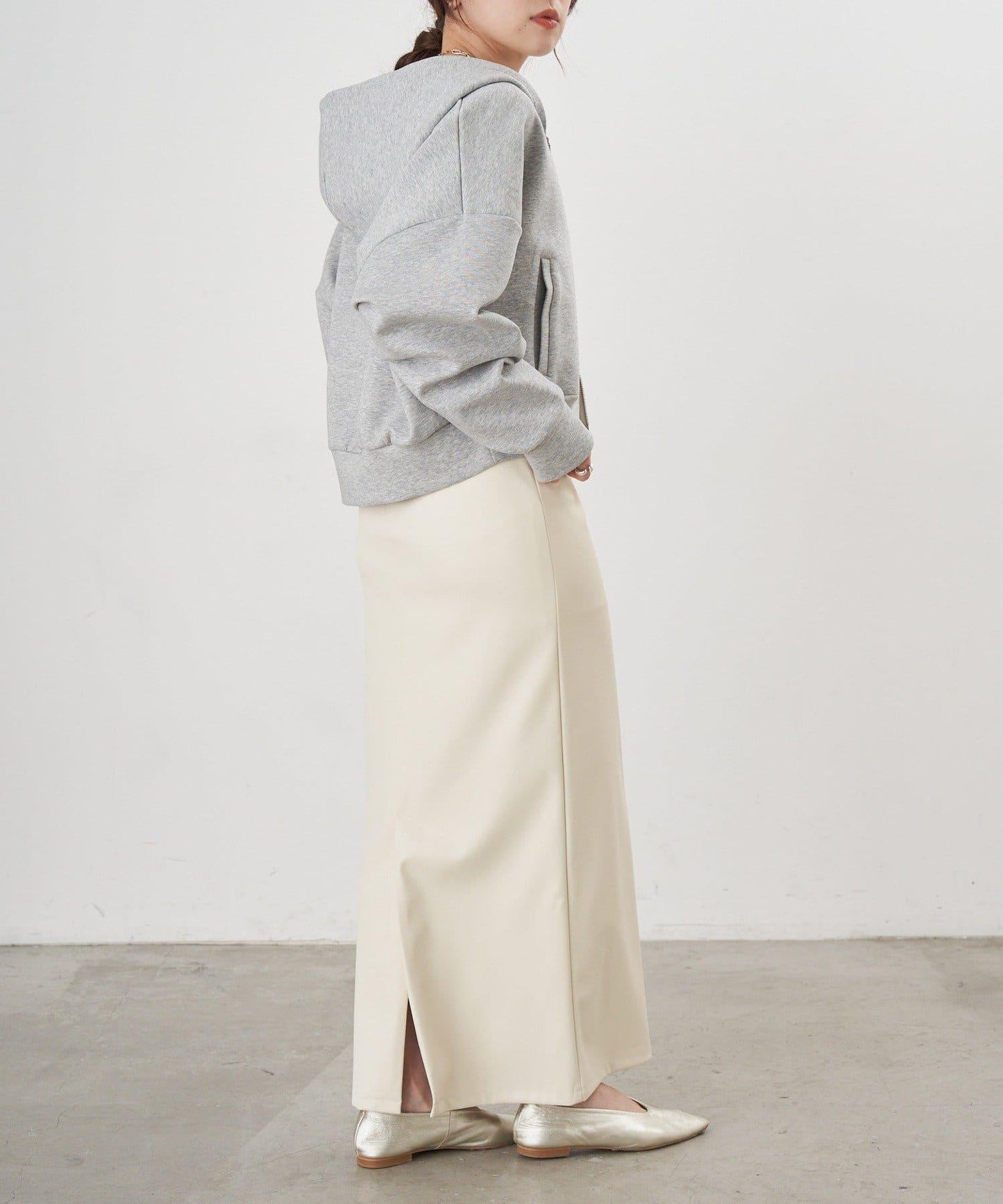 雙拉鍊連帽衛衣