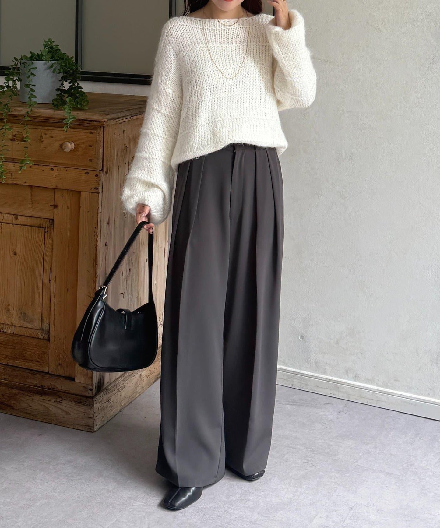 亮片混合低密度針織衫