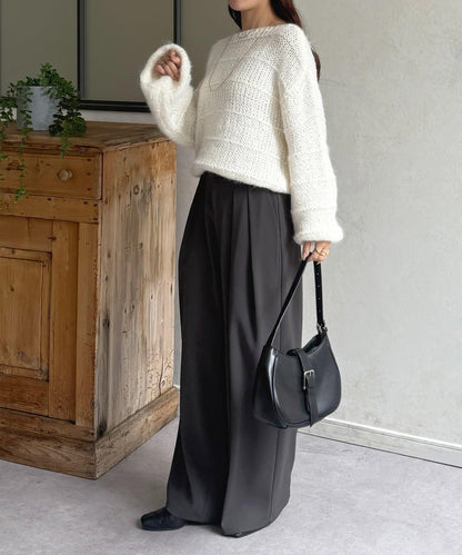 亮片混合低密度針織衫