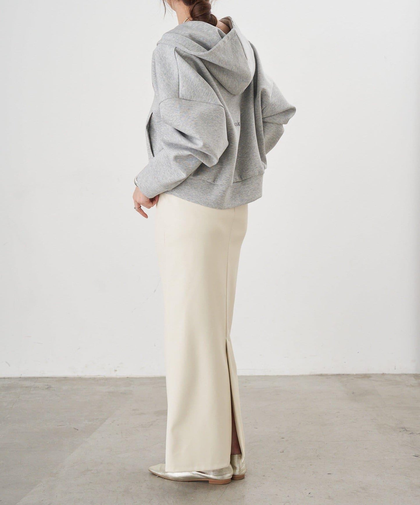 雙拉鍊連帽衛衣