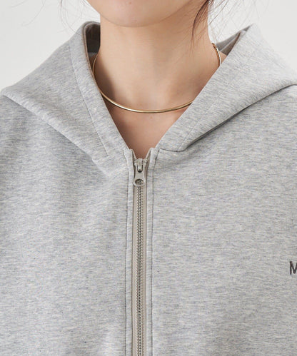 雙拉鍊連帽衛衣