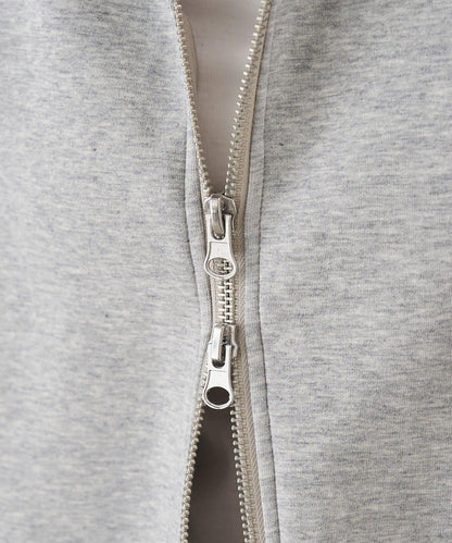 雙拉鍊連帽衛衣