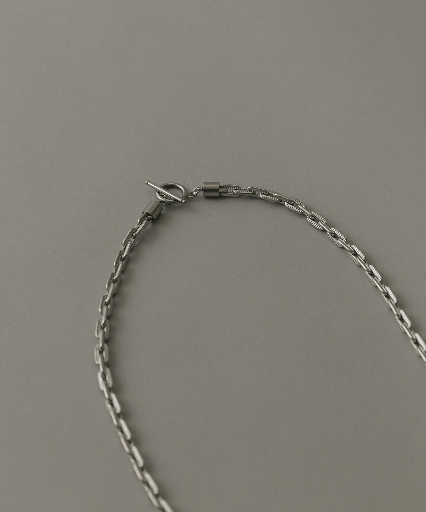 不鏽鋼設計鏈條T扣項鍊