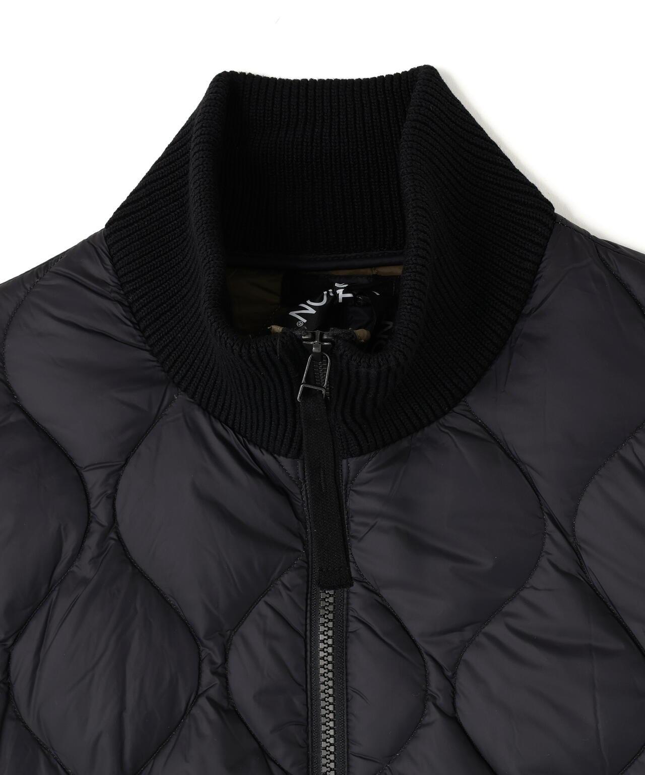 TAION MILITARY高領針織拼接羽絨夾克軟殼女款