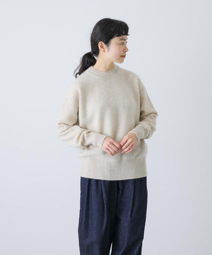 TICCA 羊駝絨圓領套頭衫