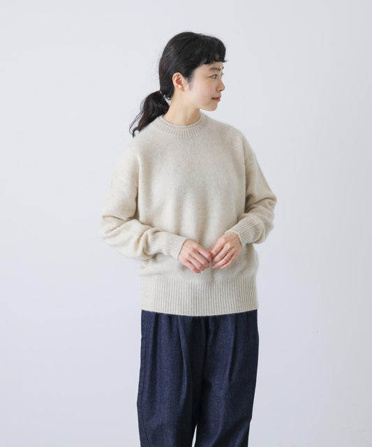 TICCA 羊駝絨圓領套頭衫