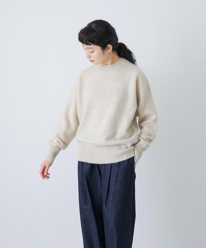 TICCA 羊駝絨圓領套頭衫