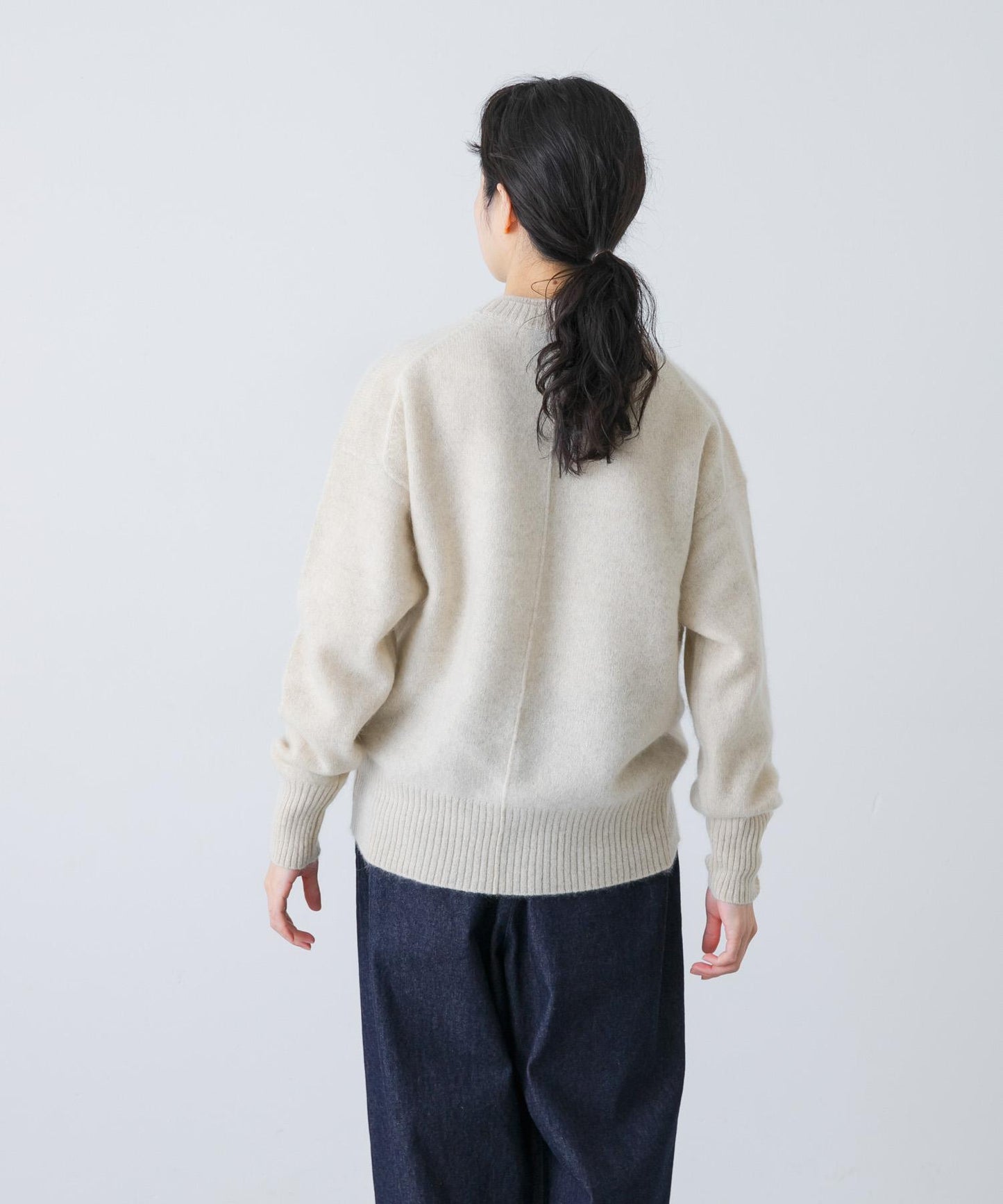 TICCA 羊駝絨圓領套頭衫