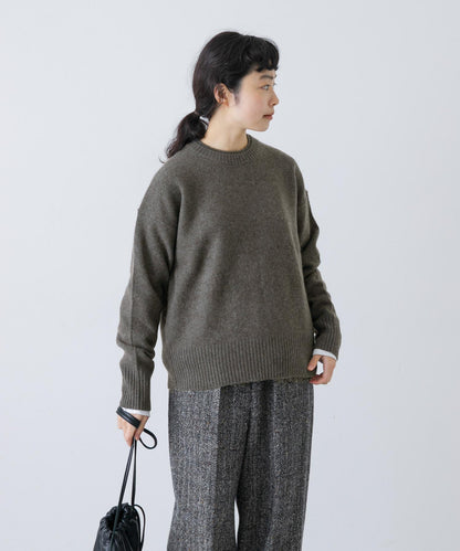 TICCA 羊駝絨圓領套頭衫