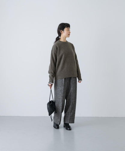 TICCA 羊駝絨圓領套頭衫