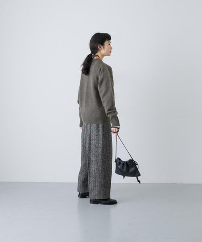 TICCA 羊駝絨圓領套頭衫