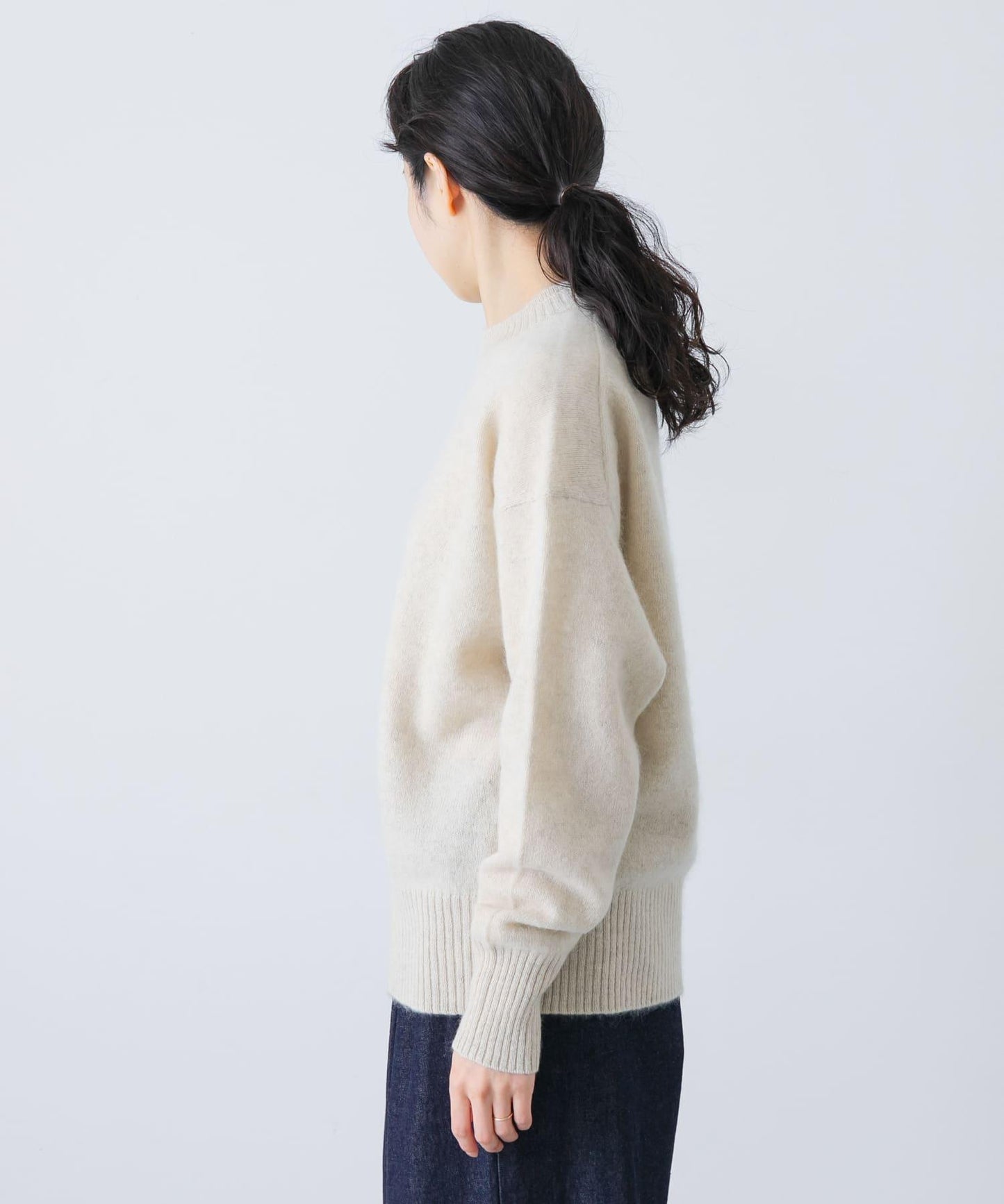 TICCA 羊駝絨圓領套頭衫