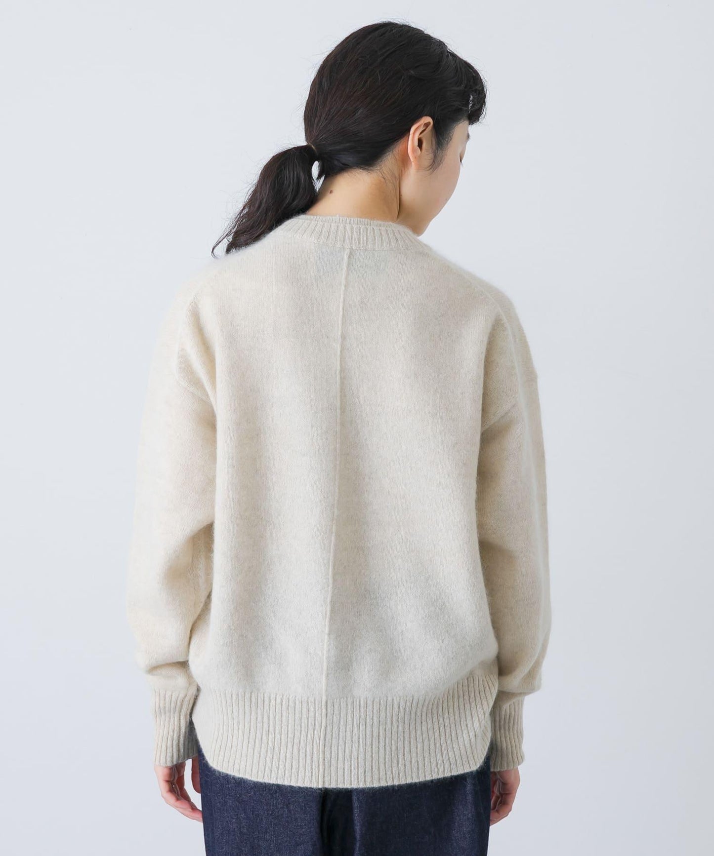 TICCA 羊駝絨圓領套頭衫