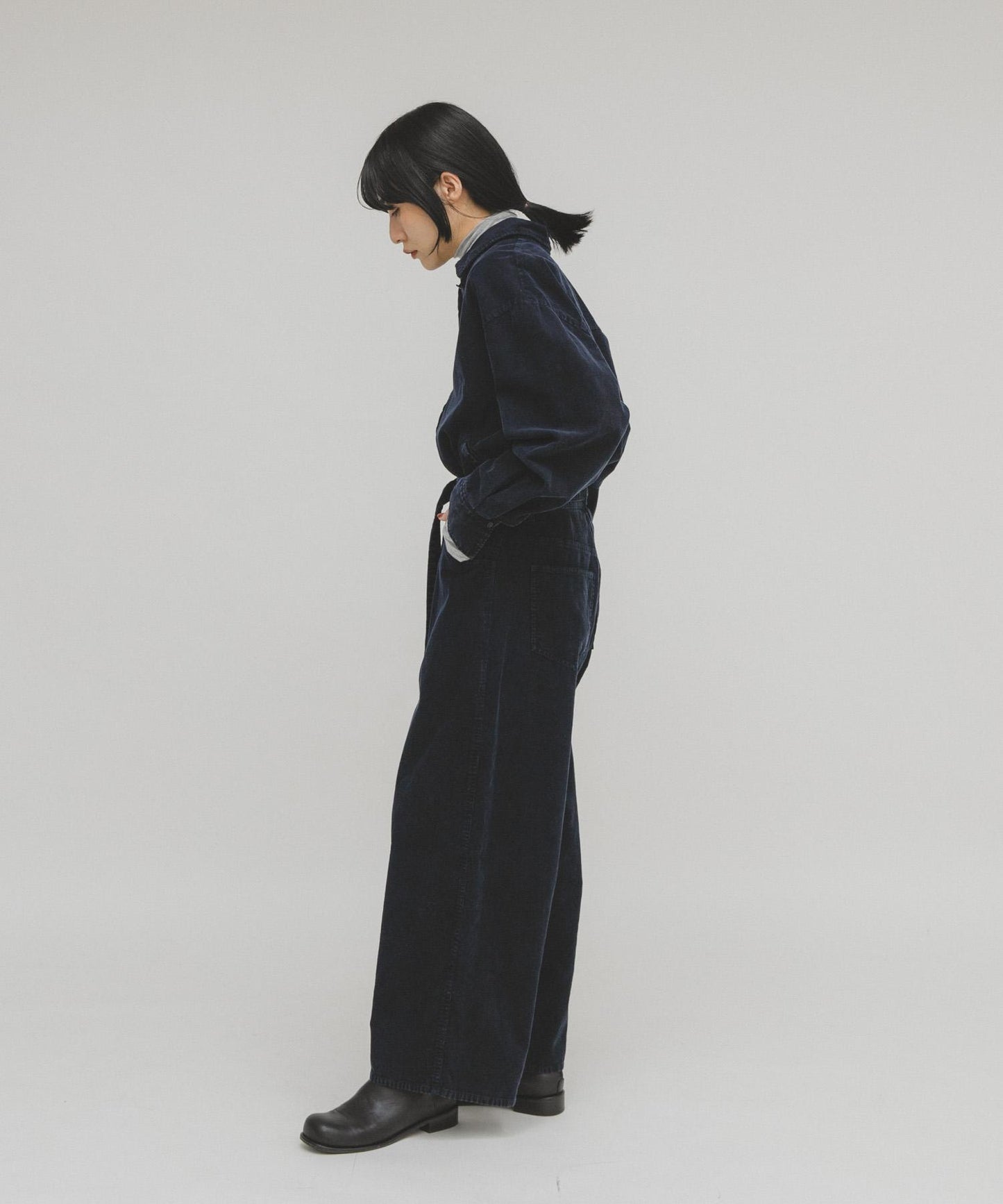 燈芯絨紐扣領襯衫