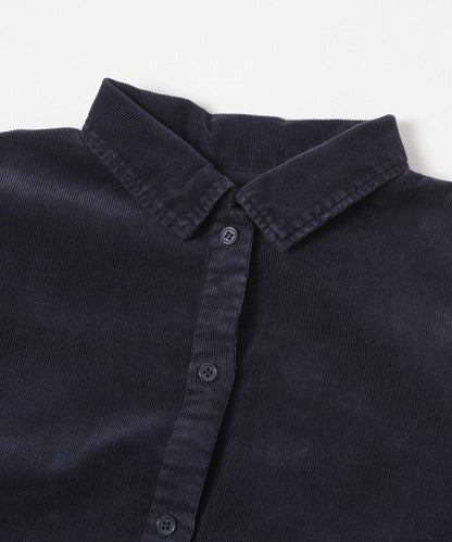 燈芯絨紐扣領襯衫