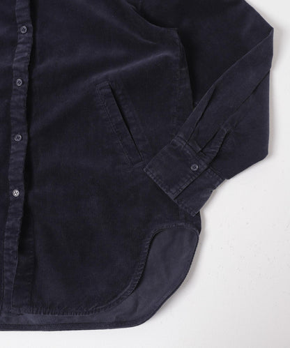 燈芯絨紐扣領襯衫