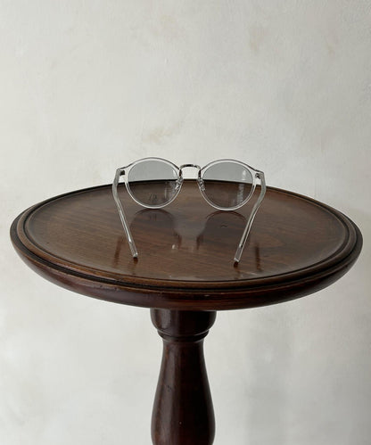 波士頓款透明鏡框太陽鏡