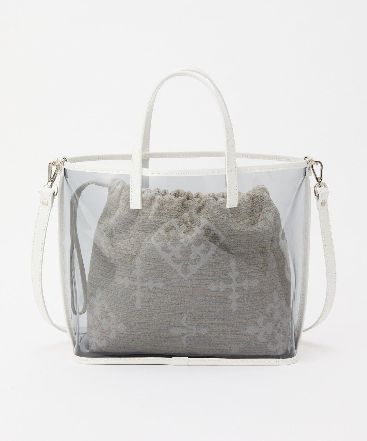 【《PEANUTS》×russet聯名第三彈】透明托特包×束口袋套裝包