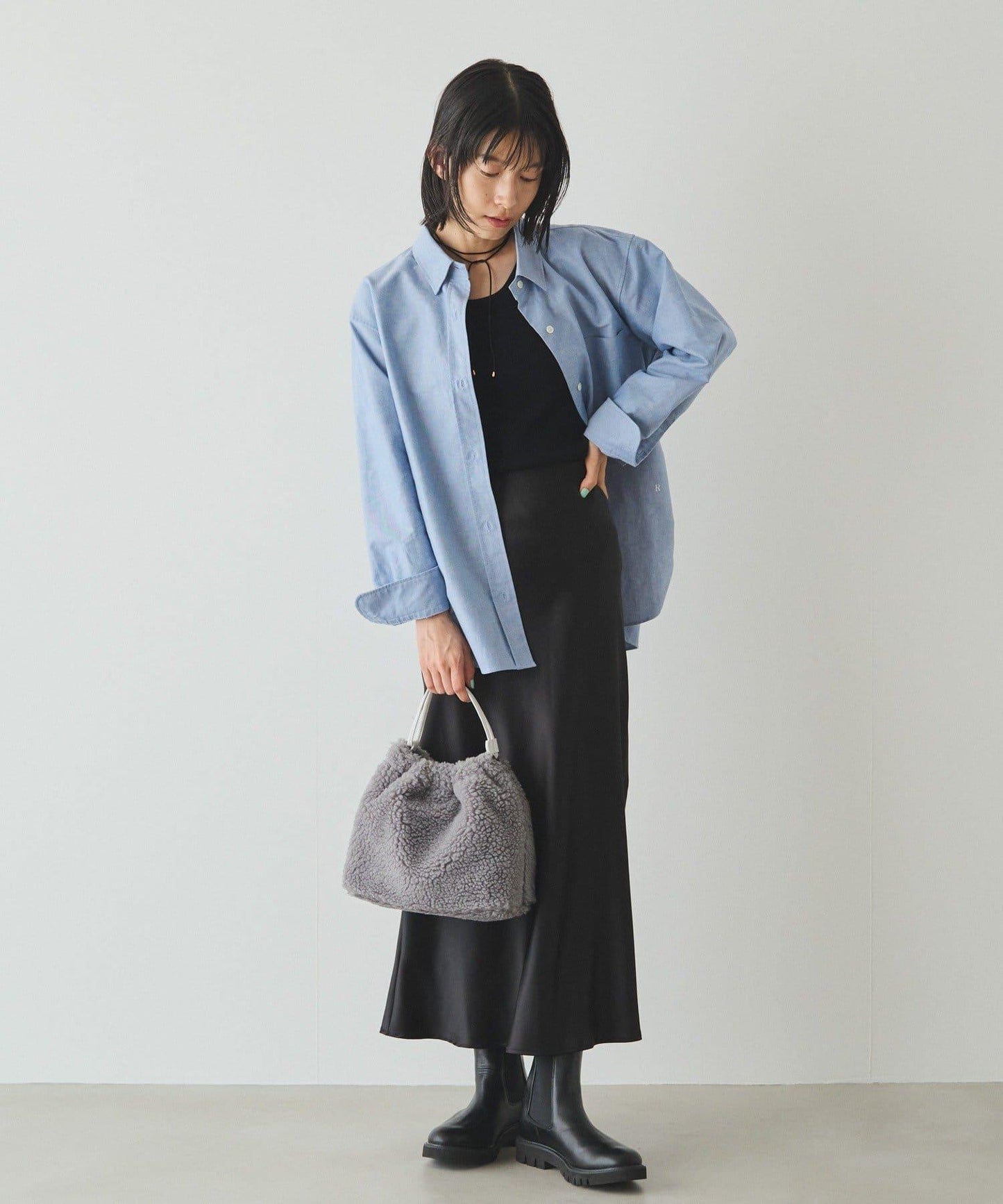 【《PEANUTS》×russet聯名第三彈】透明托特包×束口袋套裝包