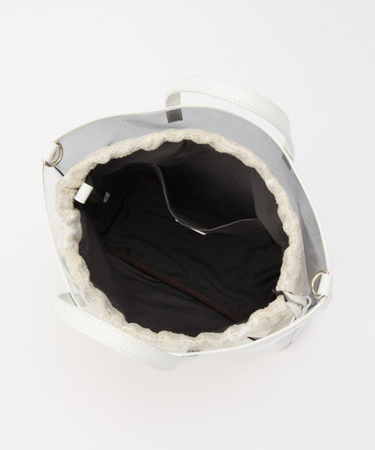 【《PEANUTS》×russet聯名第三彈】透明托特包×束口袋套裝包