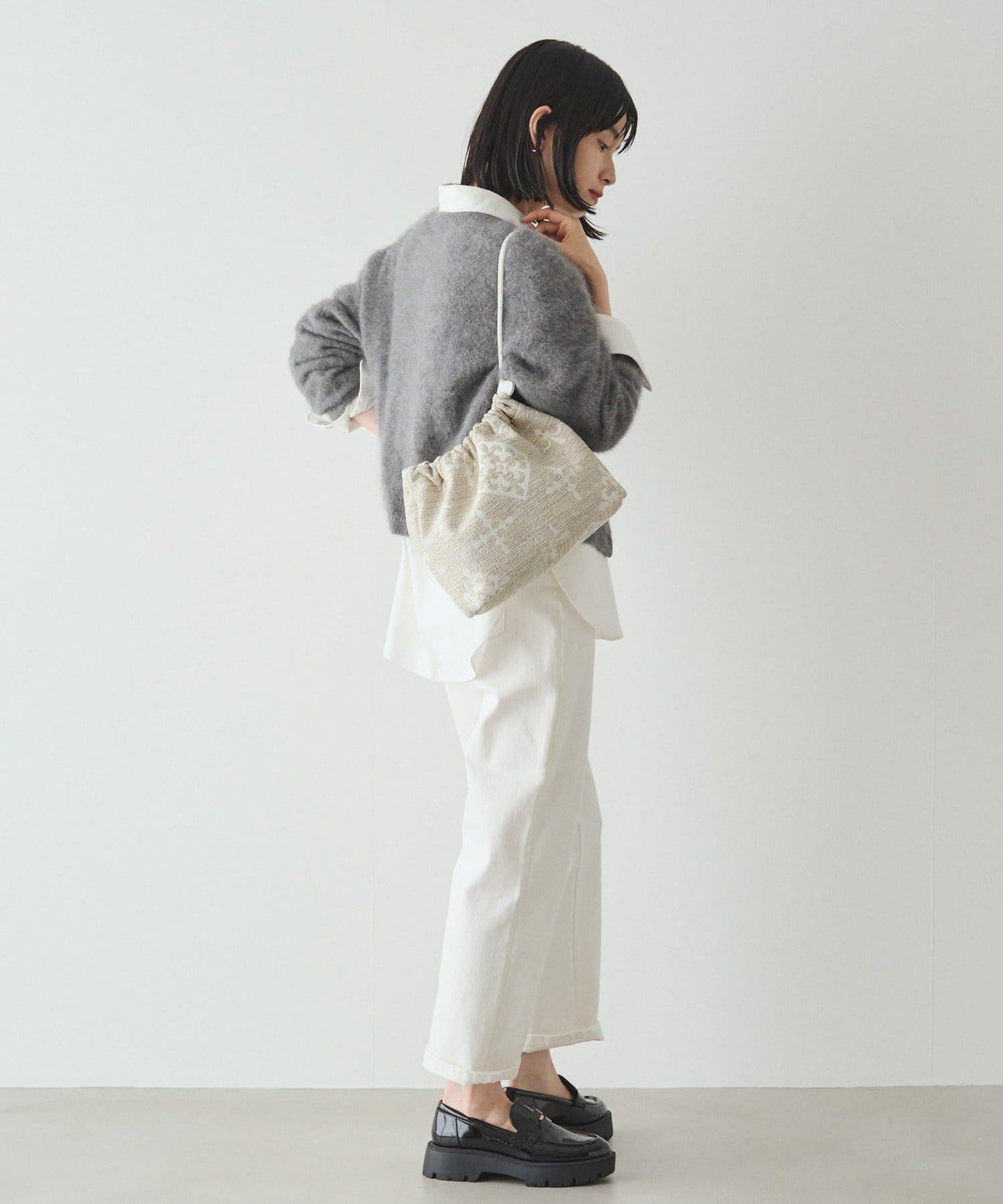 【《PEANUTS》×russet聯名第三彈】透明托特包×束口袋套裝包