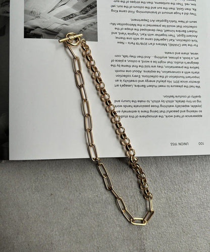 混合鏈條長款項鍊