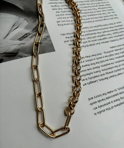 混合鏈條長款項鍊