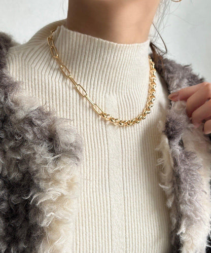 混合鏈條長款項鍊