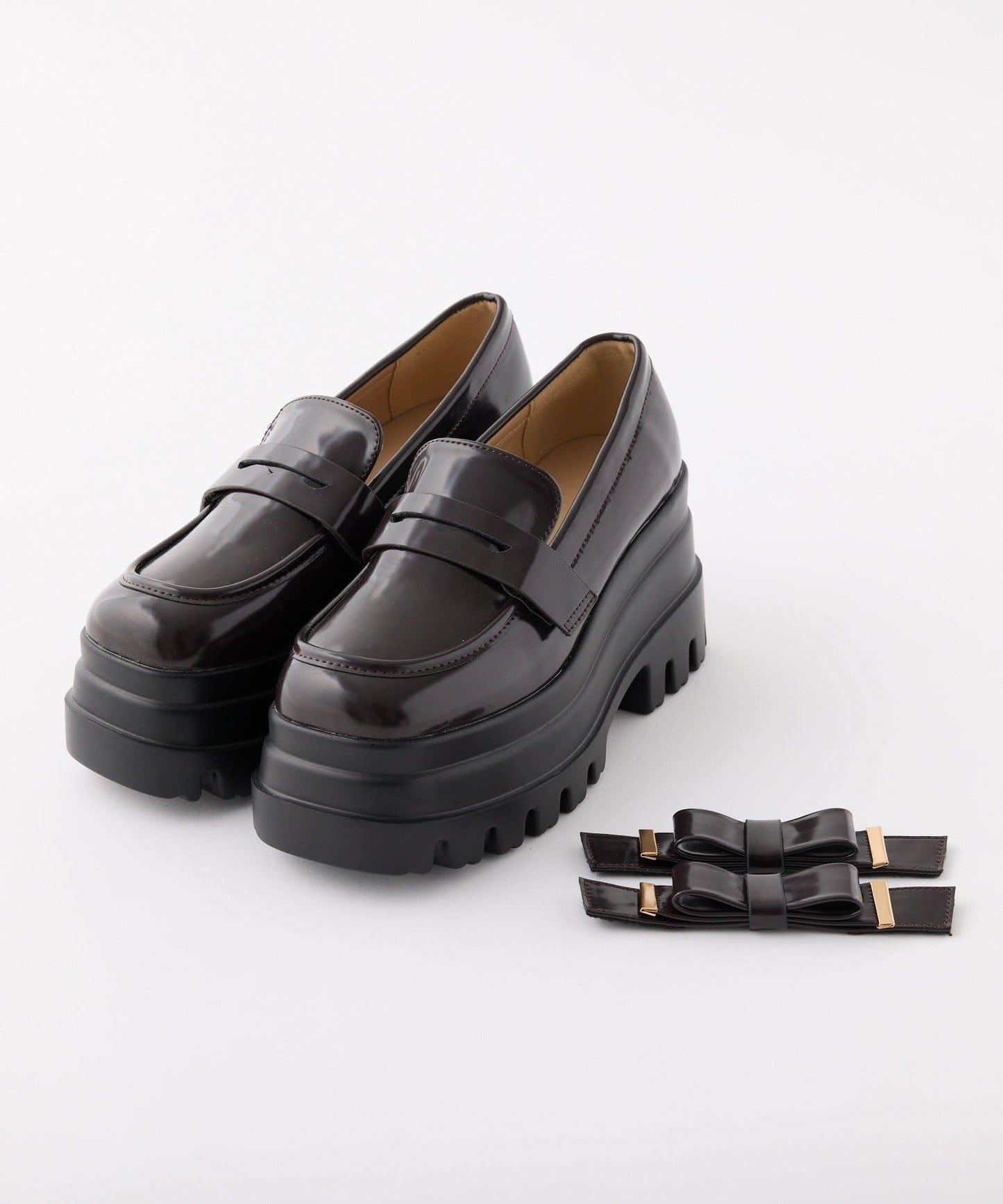 【2WAY款式】顯瘦3公斤厚底樂福鞋