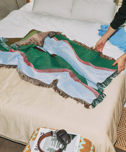 【SAHIR サヒール】Throwket Rain water 沙發毯